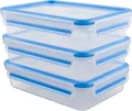Produktbild: EMSA Clip & Close Food Conservation, Box, Rechteckig, 1,2 l, Transparent, Polypropylen (PP), Thermoplastisches Elastomer (TPE), Deutschland