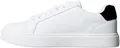 Produktbild: Calvin Klein Herren Cupsole Sneaker Classic Laceup aus Leder, Weiß (Bright White/Black), 45