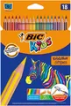 Produktbild: Kinder Evolution Stripes BIC 950524, 18 Farbstifte