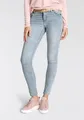 Produktbild: Skinny-fit-Jeans schmale Beinform, normale Leibhöhe, 5-Pocket-Form, Used-Waschung, Gr. 42 - N-Gr, blue bleache N-Gr