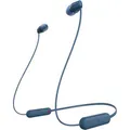 Produktbild: Sony Kopfhörer WI-C100L, blau, In-Ear, mit Mikrofon, Bluetooth