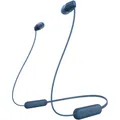 Produktbild: Sony WIC100L Bluetooth-Kopfhörer blau Headset In-Ear bügellos Nackenriemen NEU