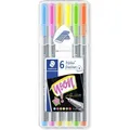 Produktbild: Staedtler triplus fineliner 334 Dreikantige Fineliner (6 Farben, 6 x) (334 SB6CS3)