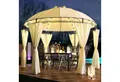 Produktbild: Swing&Harmonie Pavillon LED - Pavillon Ø 350cm Lavo Garten Pavillion Rund, Solar Pavilion Gartenzelt Designer Pavilon