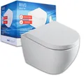 Produktbild: HängeWC Rivo Spülrandlos Set – WandWC Tiefspüler inkl. Softclose WCSitz mit A...