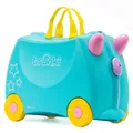 Produktbild: Trunki Handgepäck Und Kinderkoffer zum Draufsitzen | Kinder Risen Geschenk für Mädchen Und Jungen | Trolley Una Unicorn (Blaugrün)