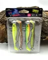 Produktbild: Fox Rage Ultra UV Slick Shads Mixed Colour Pack 11cm 10g Gummiköder Montiert DA