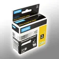 Produktbild: Dymo Label Band IND 18487 (S0718200) schwarz auf silber 19mm x 5,5m Polyester permanent