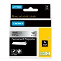 Produktbild: DYMO® Original IND-Schriftband für Rhino, Permanent Polyester - schwarz auf metallic 18487