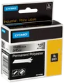 Produktbild: DYMO IND 18487 - DYMO IND Polyester, 19mm, schwarz/metallic