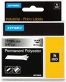 Produktbild: DYMO Beschriftungsband Schriftbandkassette permanent Polyester 5,5mx19mm schwarz/metallic