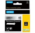 Produktbild: DYMO Druckerband Schriftband Vinyl Black Metallic (18487)