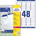 Produktbild: AVERY Zweckform Adressetiketten L7636-25 weiß 45,7 x 21,2 mm, 25 Blatt