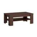 Produktbild: Lomadox Couchtisch Nussbaum 110 cm mit Ablage Wohnzimmertisch Tisch Sofatisch braun Wohnzimmer Möbel