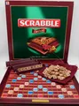 Produktbild: Scrabble Deluxe von Mattel Familienspiel Brettspiel 2 Steine + Anleitung fehlen