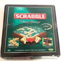 Produktbild: Scrabble Deluxe Spiel Mattel Spielbrett drehbar Holzsteine Unbespielt Neuwertig