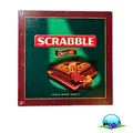 Produktbild: Scrabble Deluxe Spiel - Mattel 2008 - Spielbrett drehbar + Holzrahmen- Vollstäng