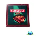 Produktbild: Scrabble Deluxe Spiel - Mattel 2008 - Spielbrett drehbar + Holzrahmen- Vollstäng