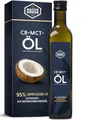 Produktbild: native goods – Bio C8 MCT Öl 500ml – 95% Caprylsäure C8 – MCT Öl aus Kokosöl –Bio Kokos Öl – Kokosöl – geschmacksneutral – ideal für low carb & ketogene Ernährung