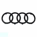 Produktbild: Audi Zeichen Schwarz Vorn A3 A4 A5 Emblem Logo Ringe Kühlergrill 8W0071801