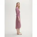 Produktbild: TOM TAILOR Sommerkleid Kleider & Jumpsuits Midi Blusenkleid aus Viskose lila XS (34)