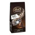 Produktbild: Lindt Schokolade LINDOR Kugeln 60% Kakao Extra Dunkel | 137 g Beutel | ca. 10 Kugeln feinherbe Edelbitter Schokolade mit zartschmelzender Füllung | Pralinen-Geschenk | Schokoladen-Geschenk