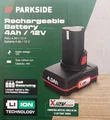 Produktbild: PARKSIDE 12 V 4 Ah Akku  PAPK 12 B4 Cell Balancing