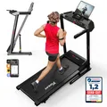 Produktbild: FunLife F60 Laufband klappbar – 3-Stufen Steigung, leiser 2,5PS Motor, große Lauffläche, App & Bluetooth Steuerung, platzsparend & modern für Zuhause
