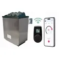Produktbild: Karibu 9 kW Saunaofen finnisch anthrazit inkl. Huum WLAN Steuergerät mit App-Steuerung