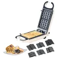 Produktbild: 6in1-Snack-Maker, auswechselbare Formen, antihaftbeschichtet, 700 Watt