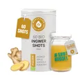 Produktbild: Hansegrün - Bio Ingwer Kurkuma Shots (60 Stk.) - Veganes Superfood-Pulver für Immungsystem¹ & Energiestoffwechsel³ - Kurkuma, Zitronenschale & Acerola - 100% echte Zutaten zur täglichen Zubereitung