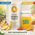 Produktbild: Bio Ingwer Shots 60 Stk Veganes Superfood Immungsystem Das Original Blitzversand