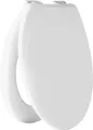 Produktbild: Trendline Toilettendeckel Duroplast Weiß WC Sitz Deckel Toilettensitz Klodeckel