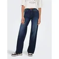 Produktbild: ONLY 5-Pocket-Jeans ONLMADISON – Weite Jeans mit hoher Taille und 5-Pocket-Design weit, modisch, Denim, Baumwollmischung blau L (40)
