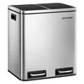 Produktbild: SONGMICS Mülltrenner 2 x 15,0 l edelstahl, 1 St.