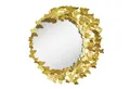 Produktbild: riess-ambiente Wandspiegel BUTTERFLY 80cm gold (Einzelartikel, 1-St), Wohnzimmer · Metall · rund · Dekoration · mir Rahmen