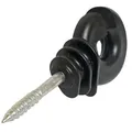 Produktbild: 50x Ringisolator mit Holzgewinde, Weidezaun Isolatoren, Weidezaun Ringisolatoren, für Seile, Drähte und Litzen – vielseitig & robust