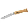 Produktbild: Opinel No 5 - Taschenmesser mit 6 cm Edelstahlklinge und Buchenholzgriff