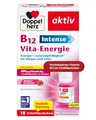 Produktbild: Doppelherz B12 Intense Vita-Energie – hochdosiert mit 500 µg Vitamin B12 pro Trinkfläschchen – 18 Ampullen – vegan