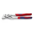 Produktbild: KNIPEX 86 05 250 Zangenschlüssel Zange und Schraubenschlüssel in einem Werkzeug mit Mehrkomponenten-Hüllen verchromt 250 mm