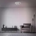 Produktbild: Briloner LED Deckenleuchte Frame Chrom/Alu 39x30cm 30W Warmweiß 3-Stufen-Dimmbar