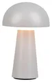 Produktbild: Reality Leuchten LED Tischleuchte Tischlampe LENNON, 1-flammig, H 22 cm, Hellgrau, Akkubetrieben, Dimmfunktion, LED fest integriert, Warmweiß, Kunststoff, Spritzwassergeschützt IP44