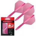 Produktbild: Target K-Flex No 2 (Standard) Flight-System - Neon Pink - 33mm/medium