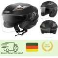 Produktbild: YEMA 627 Motorradhelm Doppelvisier Leicht Belüftet ECE 22.06