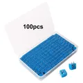 Produktbild: 100 Stück 5mm 2 Pin PCB Mount Screw Terminal Block Leiterplatten-Schraubklemm...