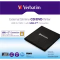 Produktbild: Verbatim 43886 Verbatim Slimline CD / DVD ReWriter USB-C