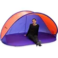 Produktbild: Popup Strandmuschel Orange / Blau