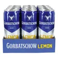 Produktbild: Gorbatschow Wodka & Lemon Mixgetränk 10,0 % vol 0,33 Liter, 12er Pack