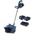 Produktbild: Scheppach Akku Schneefräse BC-SNB410-X Schneeräumer | 40cm Arbeitsbreite | 20cm Schneehöhe | variable Auswurfrichtung | 2x4Ah Akku & Doppelladeg...