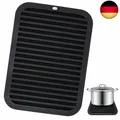 Produktbild: GIAK Hitzebeständige Matte Silikon Küchentischmatten Silikonmatte Schwarz 30 x 2